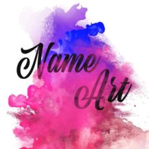 نسخه کامل و آخر  Smoke Name Art برای اندروید